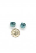Square Glass Stud Earrings